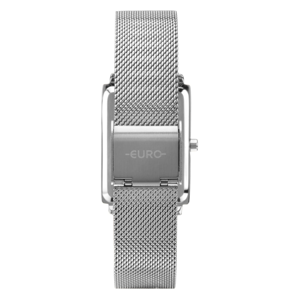 Relógio Euro Feminino Glitz Prata