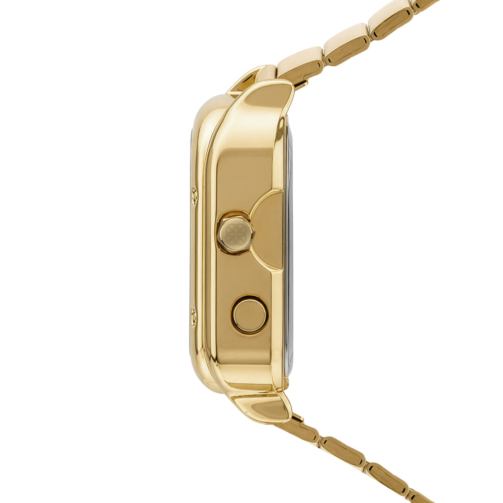 Relógio Euro Feminino Fashion Fit Sporty Dourado