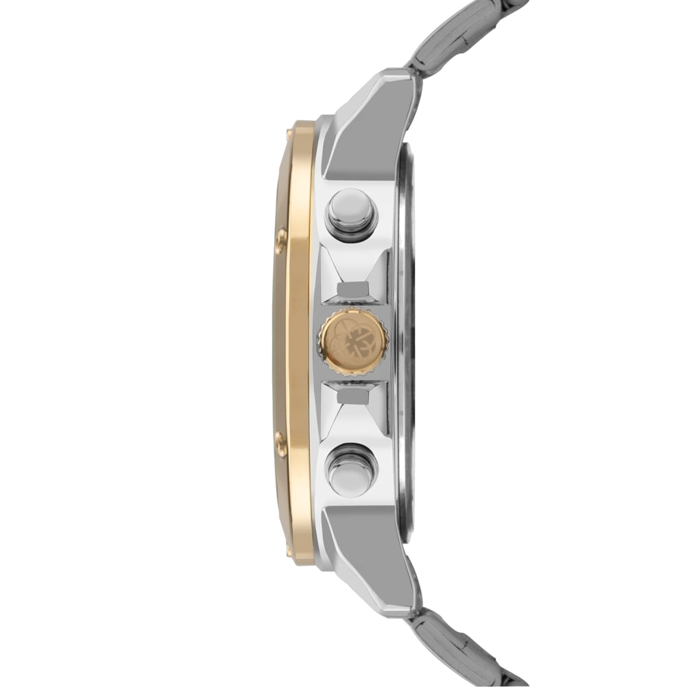 Relógio Euro Feminino Big Case Bicolor