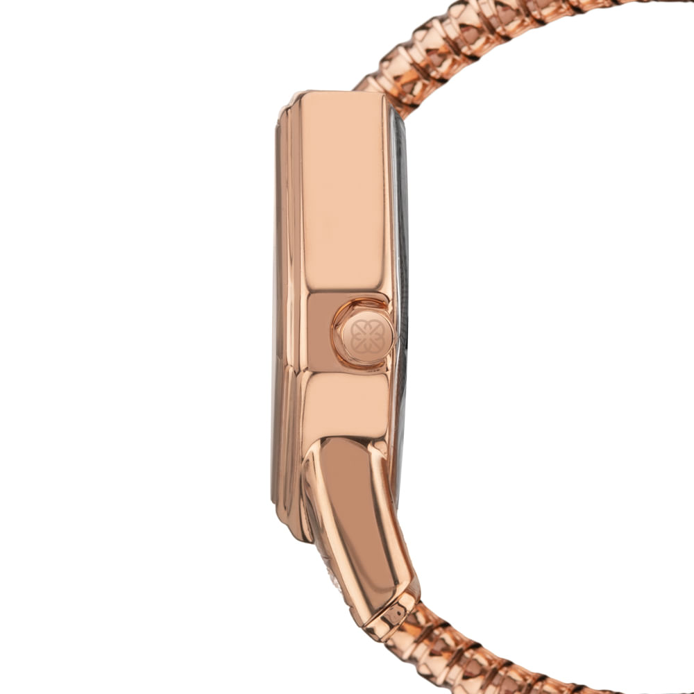Relógio Euro Feminino Serpentes Rosé