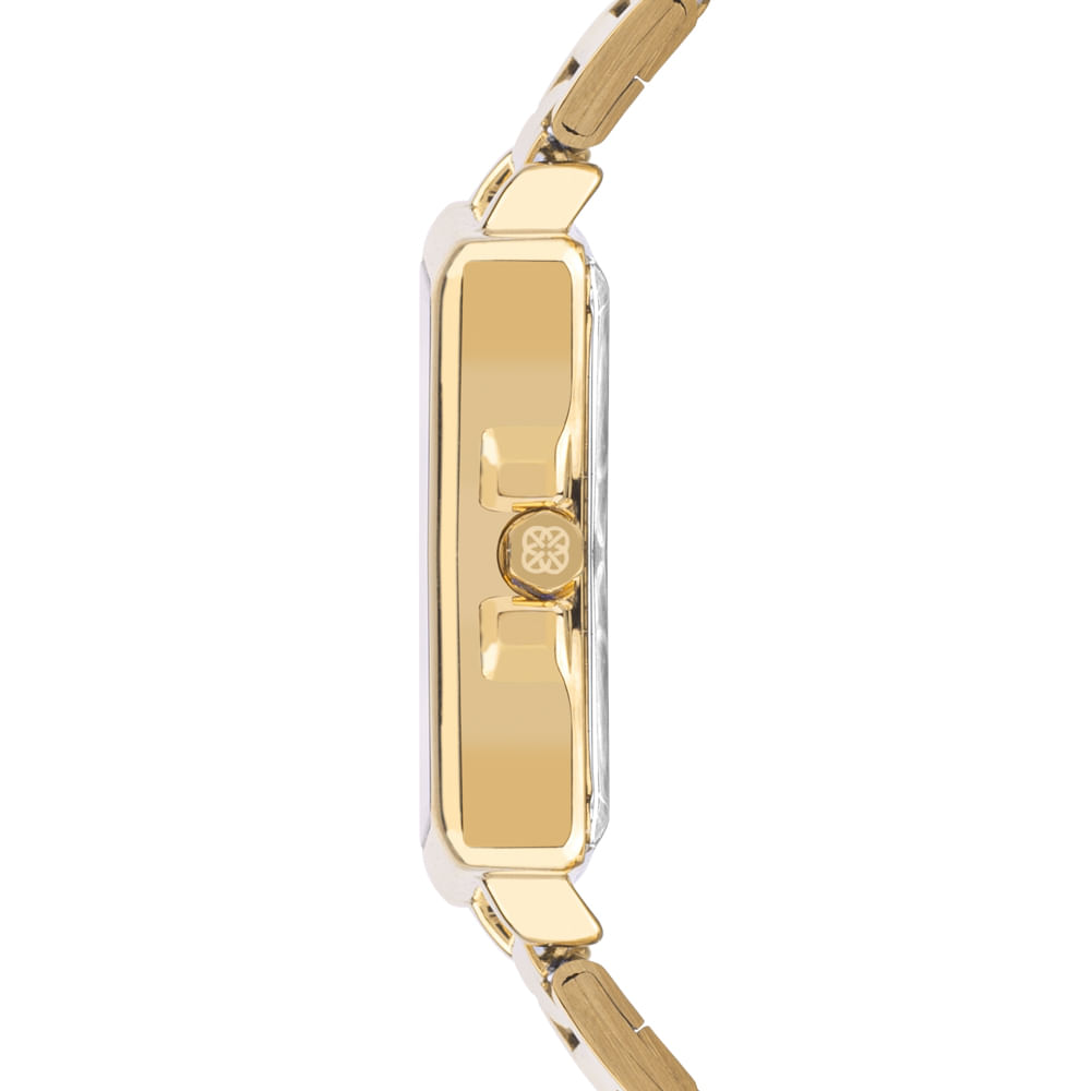 Kit Relógio Euro Feminino Mix Dourado