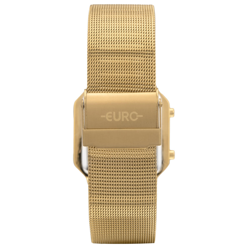 Relógio Euro Feminino Soul Digital Dourado