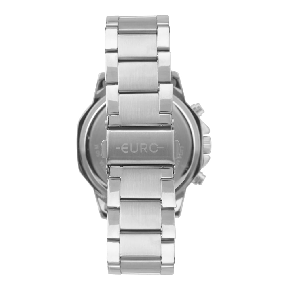 Relógio Euro Feminino Big Case Prata