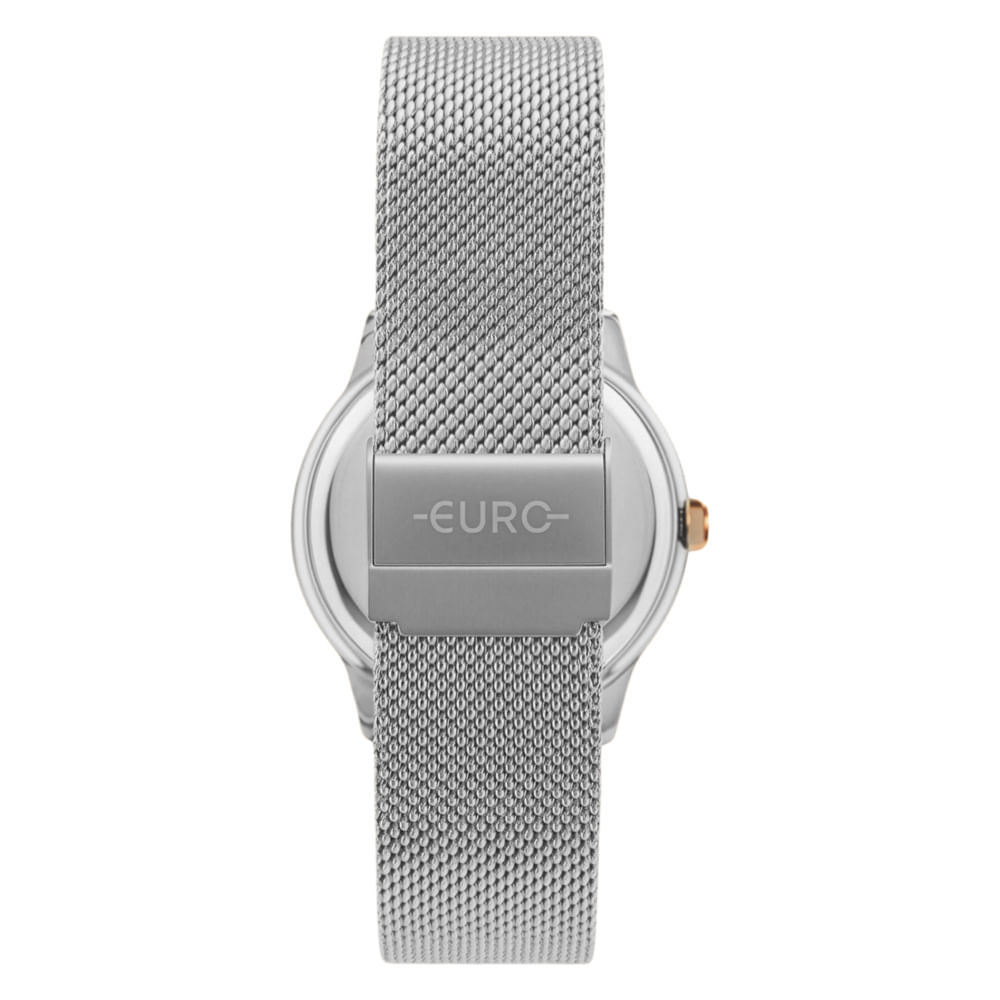 Relógio Euro Feminino Glitz Bicolor