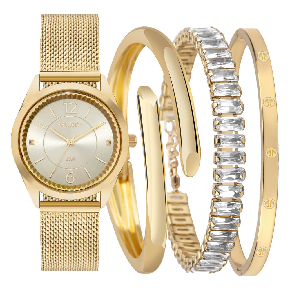 Kit Euro Feminino Soul Dourado