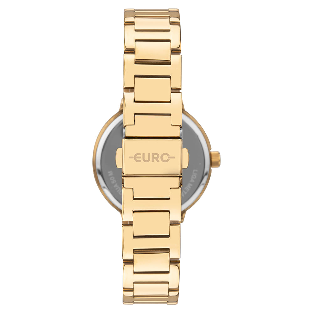 Relógio Euro Feminino Stones Dourado